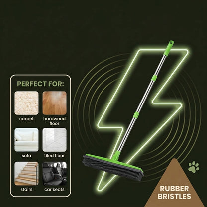 Rubber pet hair removal broom image 7