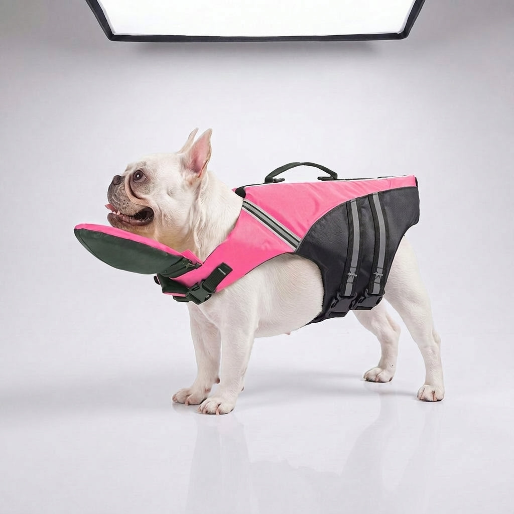 Dog Life Jacket with Padded Chin Float - main-12