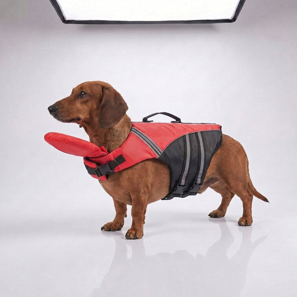 Dog Life Jacket with Padded Chin Float - main-14
