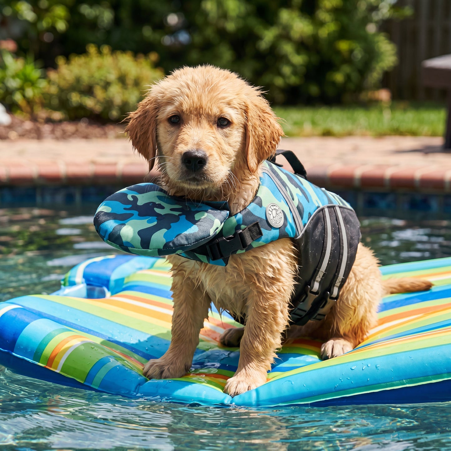 Dog Life Jacket with Padded Chin Float - main-19