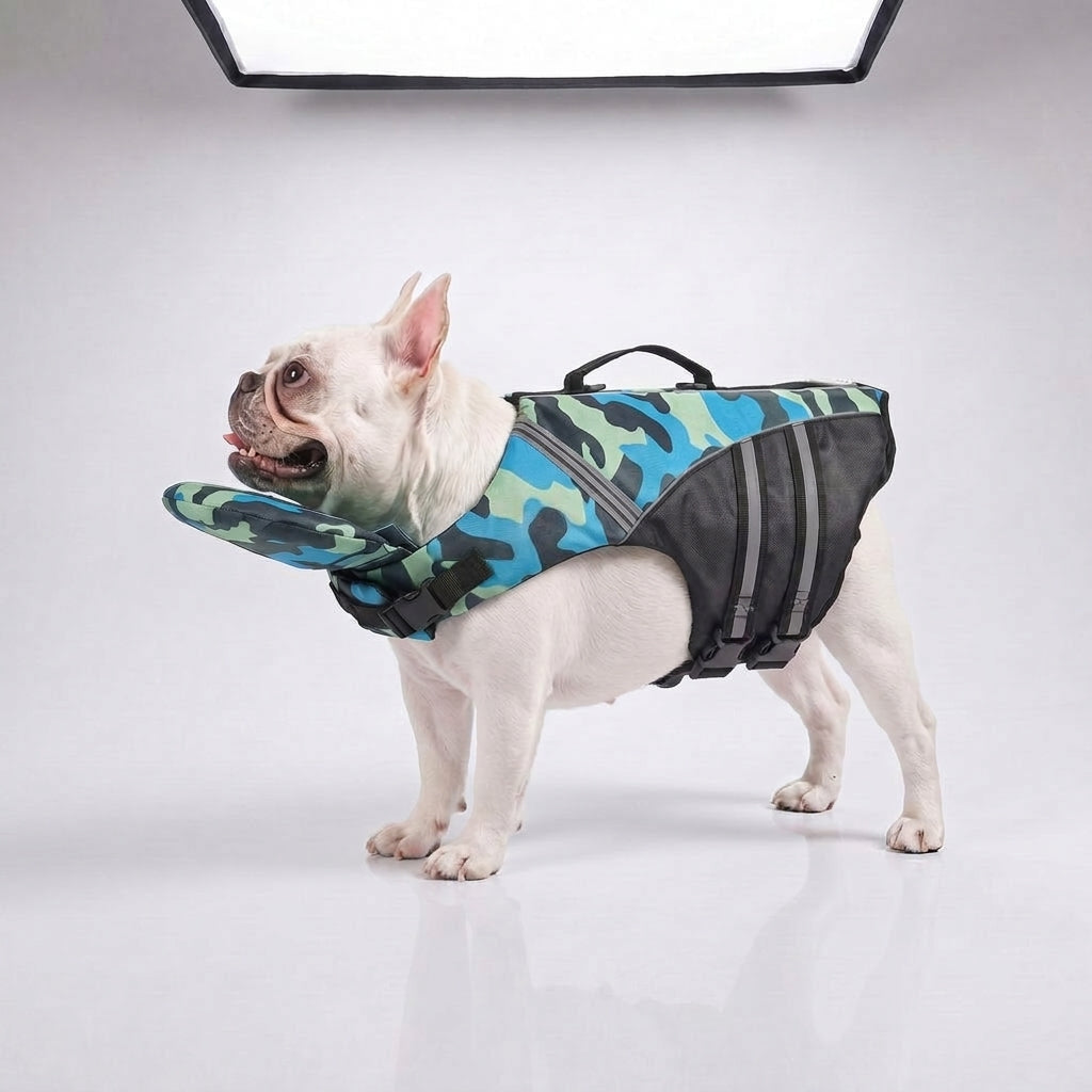Dog Life Jacket with Padded Chin Float - main-1