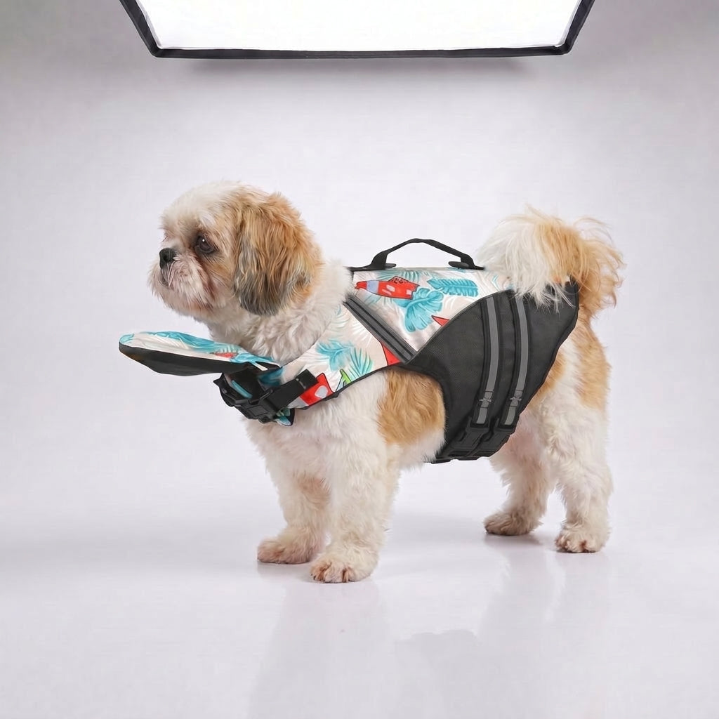 Dog Life Jacket with Padded Chin Float - main-21