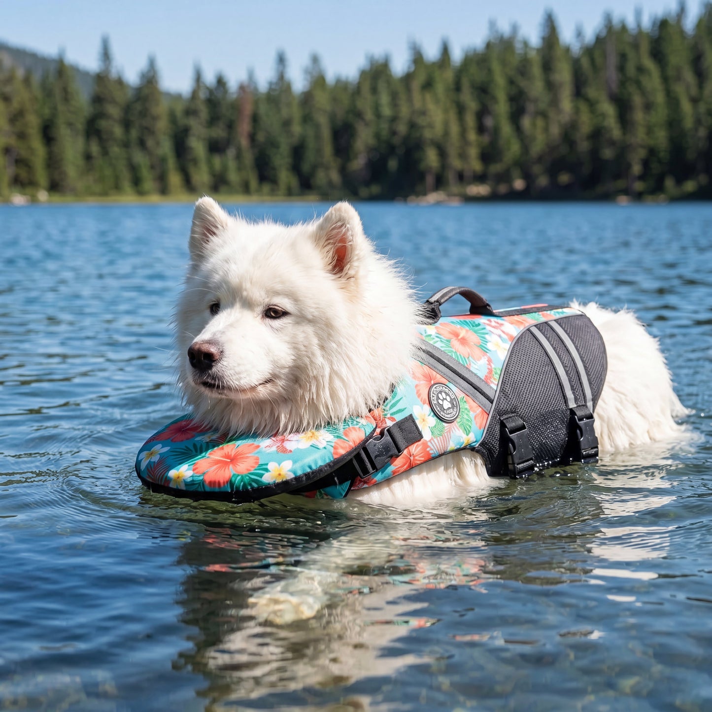 Dog Life Jacket with Padded Chin Float - main-22