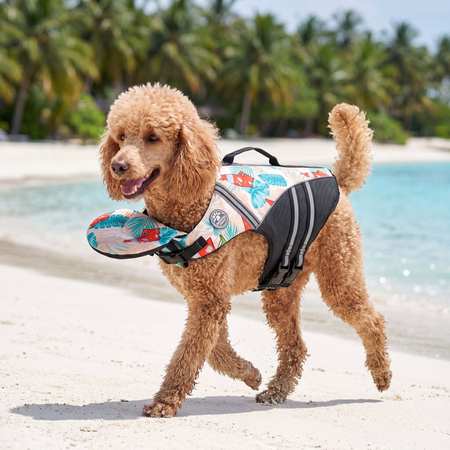 Dog Life Jacket with Padded Chin Float - main-23
