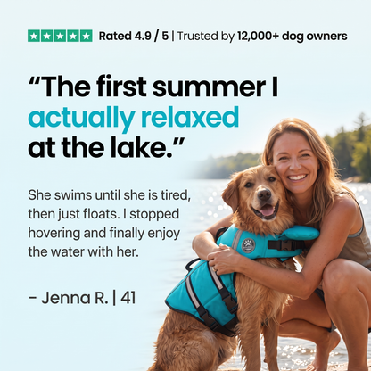 Dog Life Jacket with Padded Chin Float - main-6