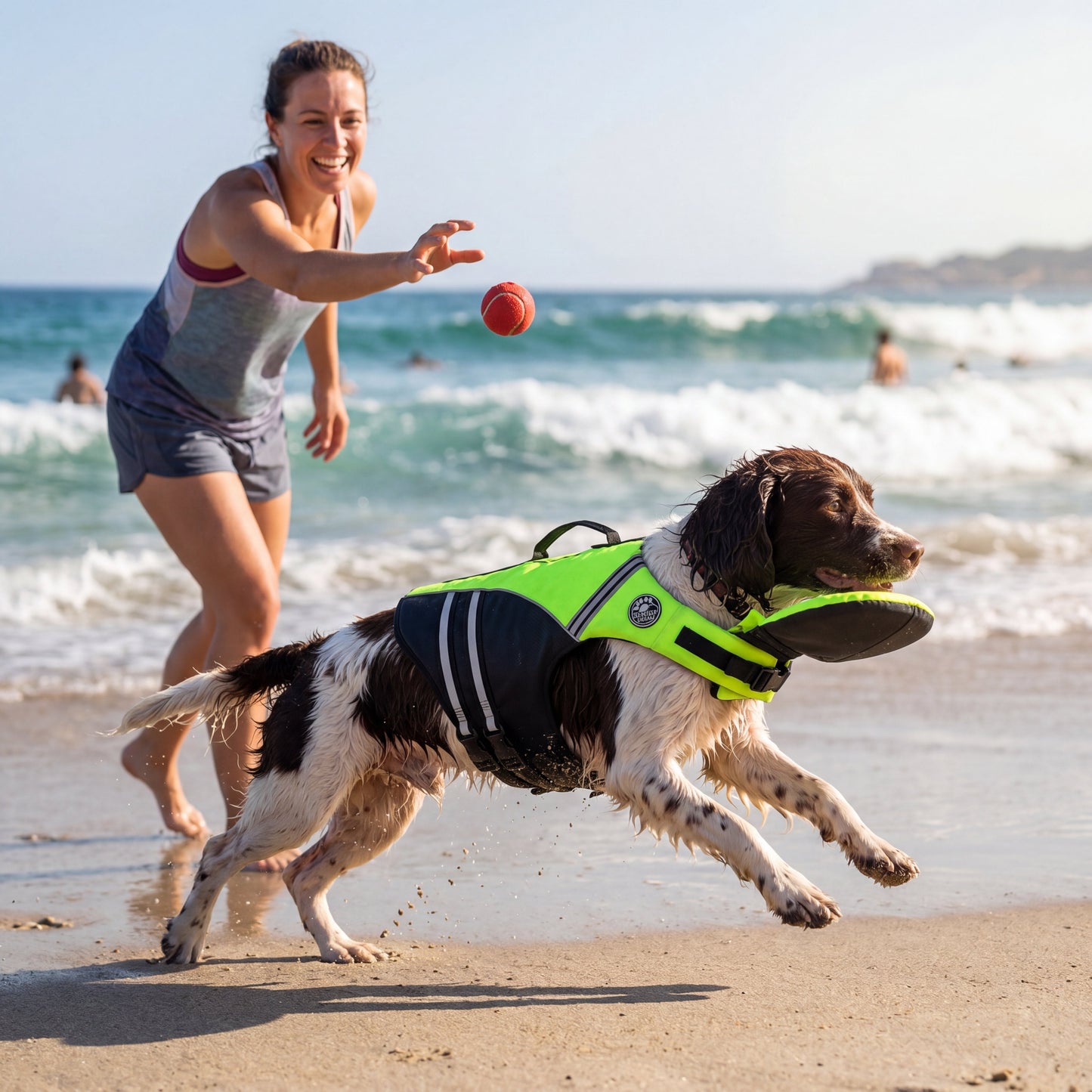 Dog Life Jacket with Padded Chin Float - main-8