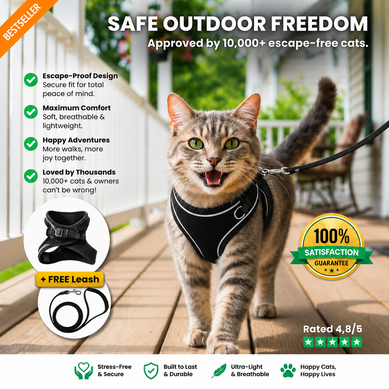 Cat harness product image 1