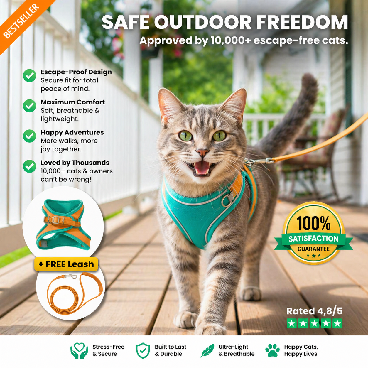 Cat harness product image 2