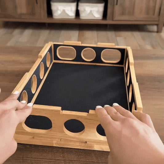 Cat Nail Filing Scratch Box with Treat Puzzle