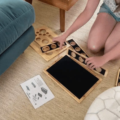 Cat Nail Filing Scratch Box with Treat Puzzle