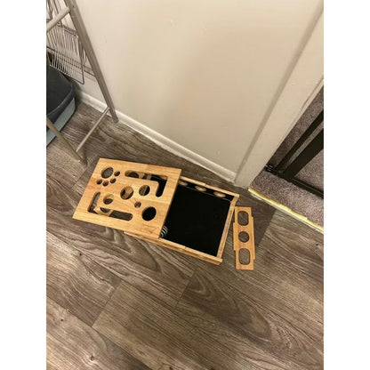 Cat Nail Filing Scratch Box with Treat Puzzle