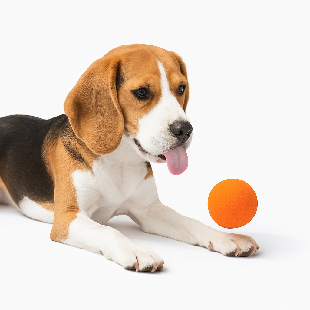 Motion-activated bouncing dog ball view 11