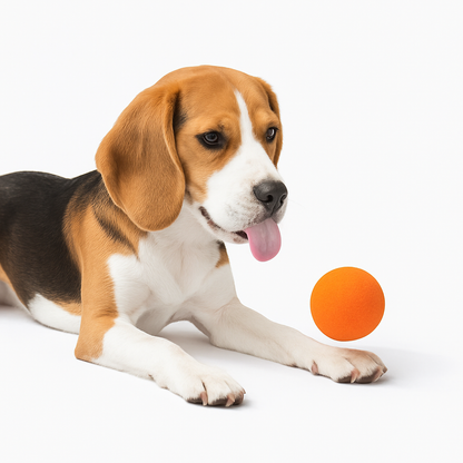 Motion-activated bouncing dog ball view 11