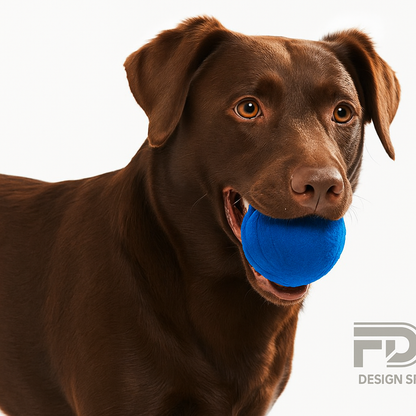 Motion-activated bouncing dog ball view 13