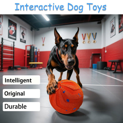 Motion-activated bouncing dog ball view 15
