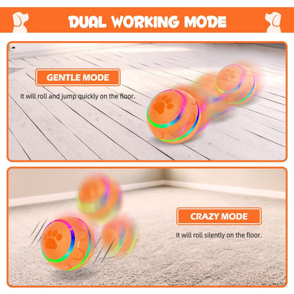 Motion-activated bouncing dog ball view 6