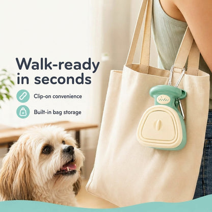 Foldable Dog Poop Scooper with Bag Dispenser - image 9