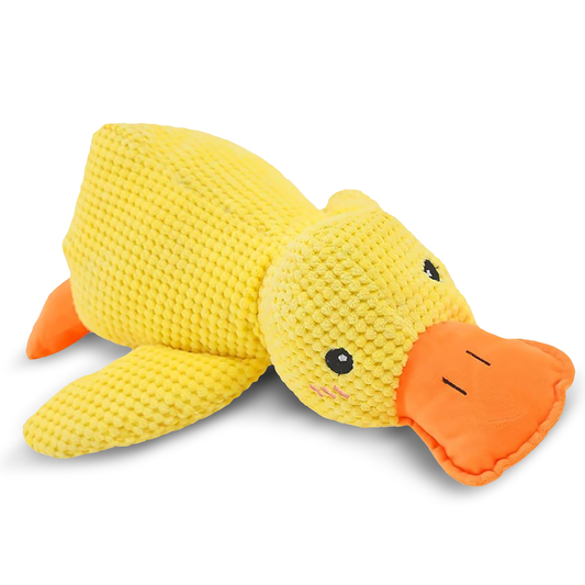 Durable Squeaky Duck Plush Toy for Dogs - image 1