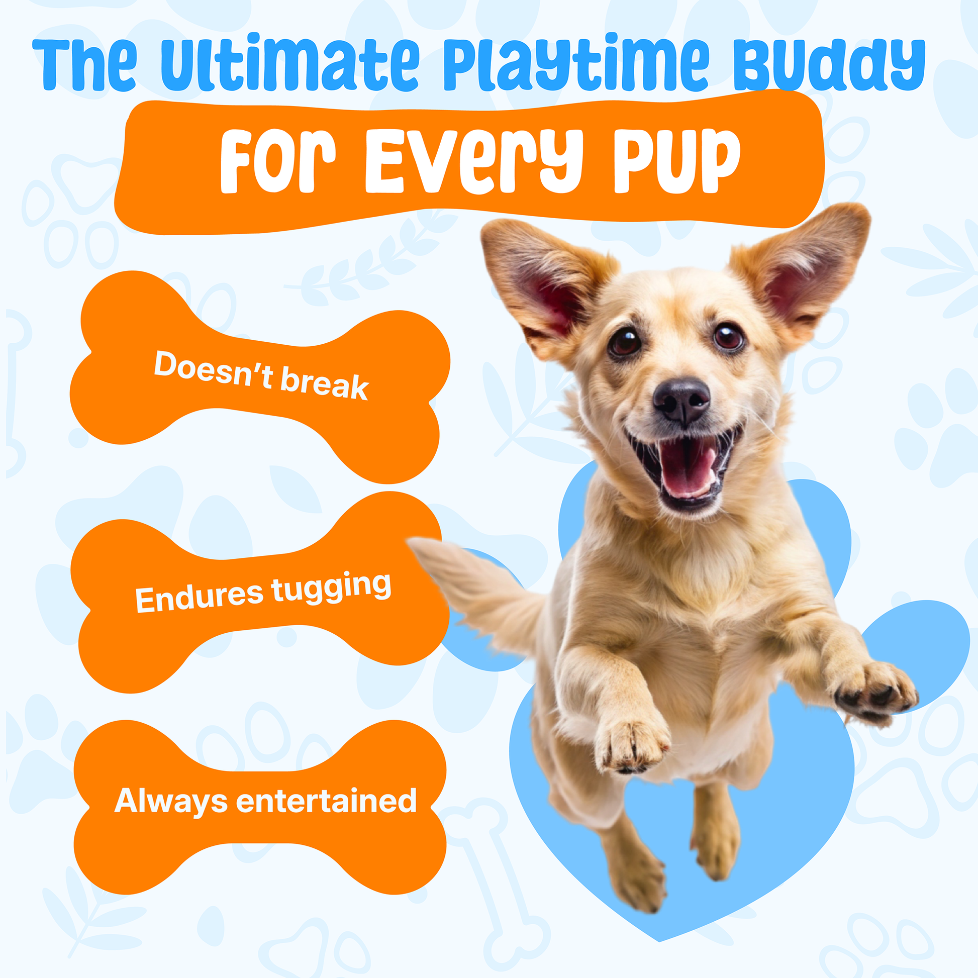 Durable Squeaky Duck Plush Toy for Dogs - image 5