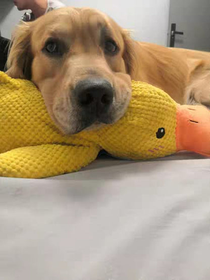 Durable Squeaky Duck Plush Toy for Dogs - image 9