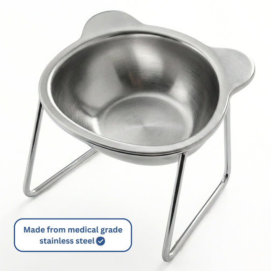 Elevated Orthopedic Dog Feeding Bowl with Stand