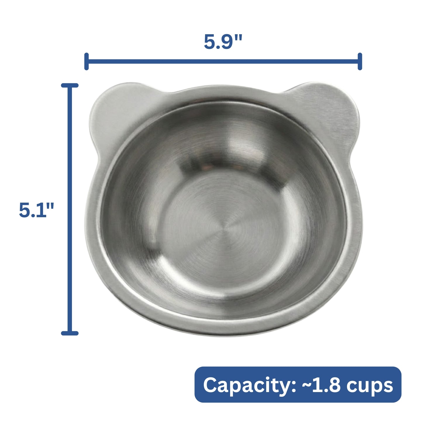 Elevated Orthopedic Dog Feeding Bowl with Stand