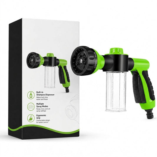 3-in-1 Dog Bath Sprayer with Shampoo Dispenser
