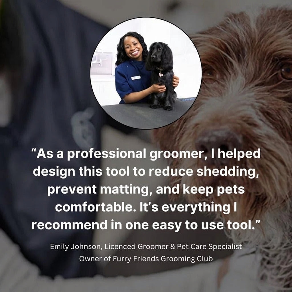 Undercoat Deshedding Brush for Dogs and Cats