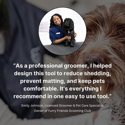 Undercoat Deshedding Brush for Dogs and Cats