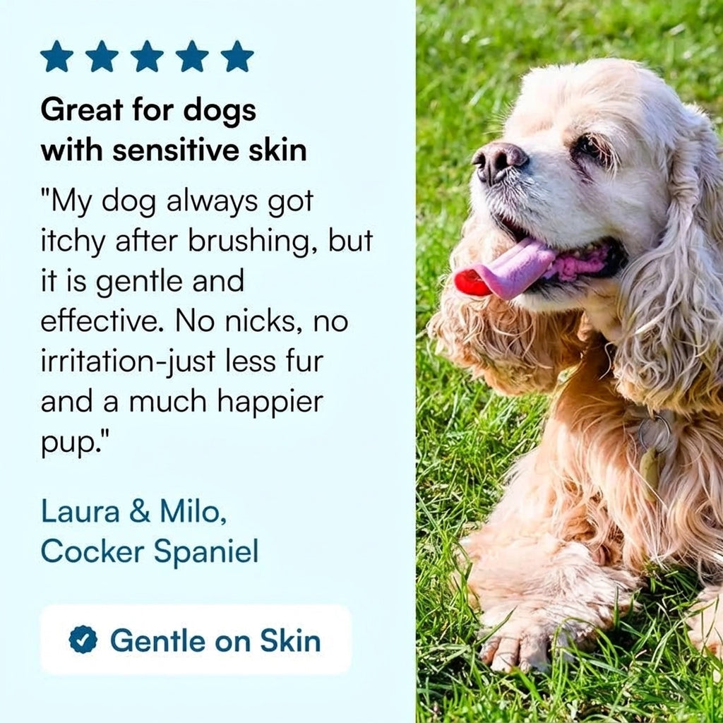 Undercoat Deshedding Brush for Dogs and Cats