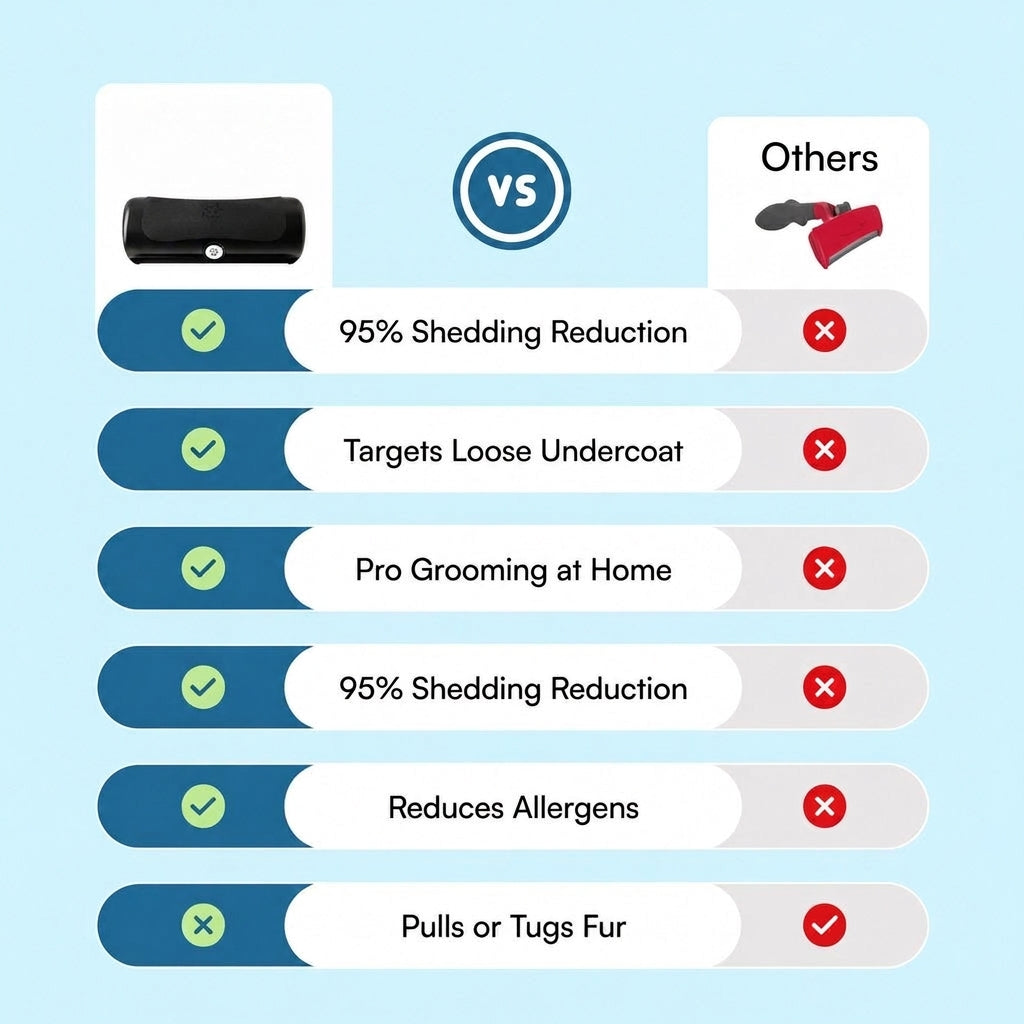 Undercoat Deshedding Brush for Dogs and Cats