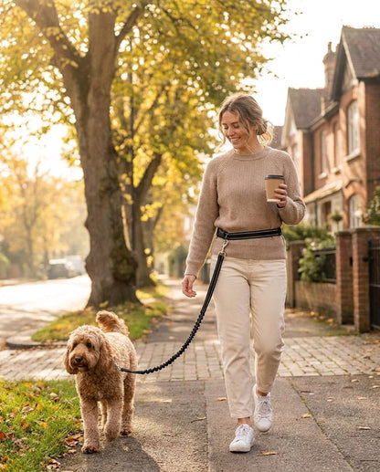 Hands-Free Bungee Dog Leash