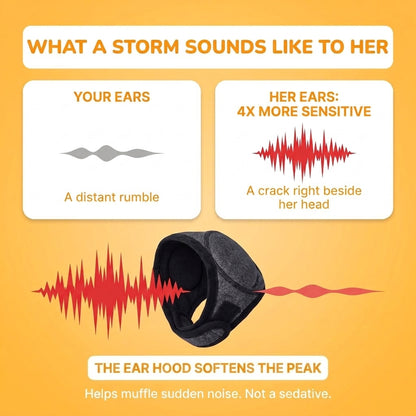Dog noise-muffling ear hood - image 5