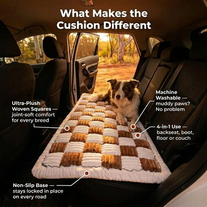 4-in-1 dog car seat cushion