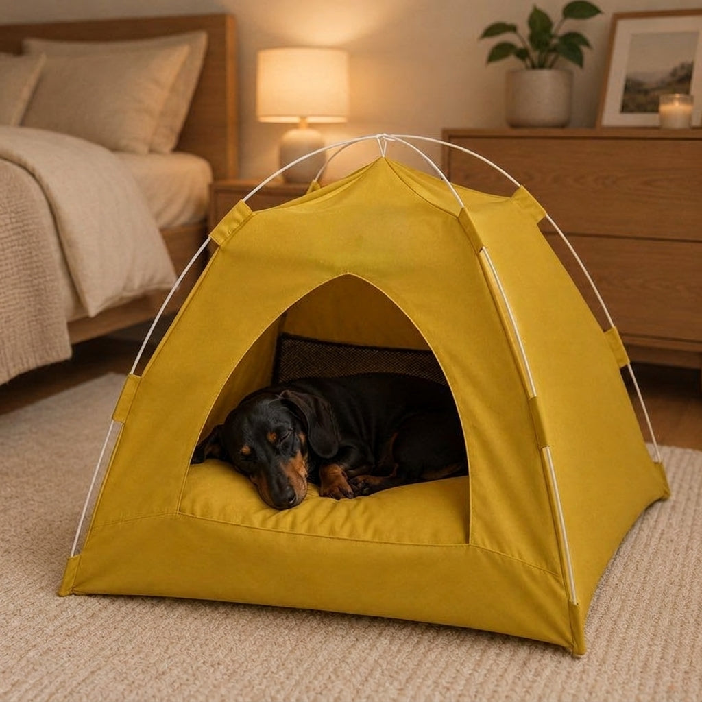 Pop-Up Dachshund Tent House 1