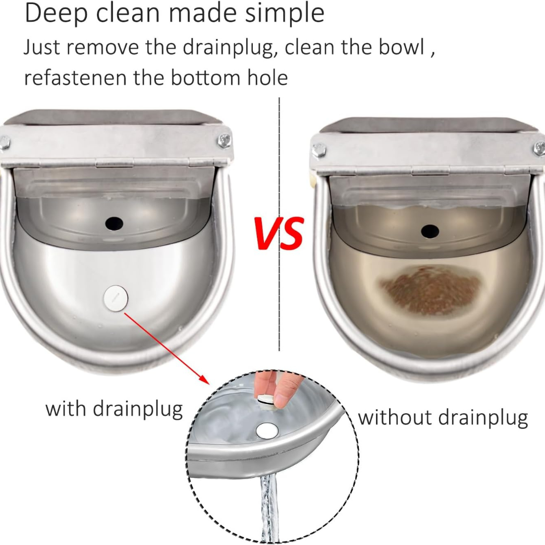 Easy drain plug cleaning - deep clean in seconds