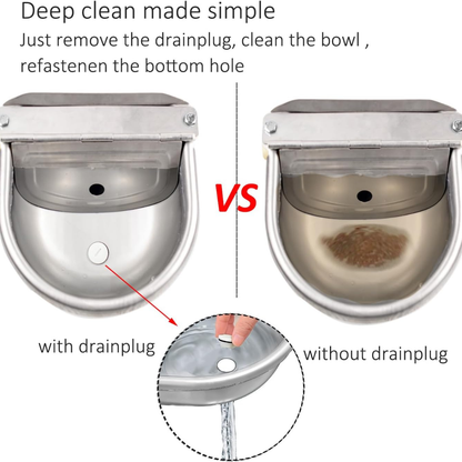 Easy drain plug cleaning - deep clean in seconds