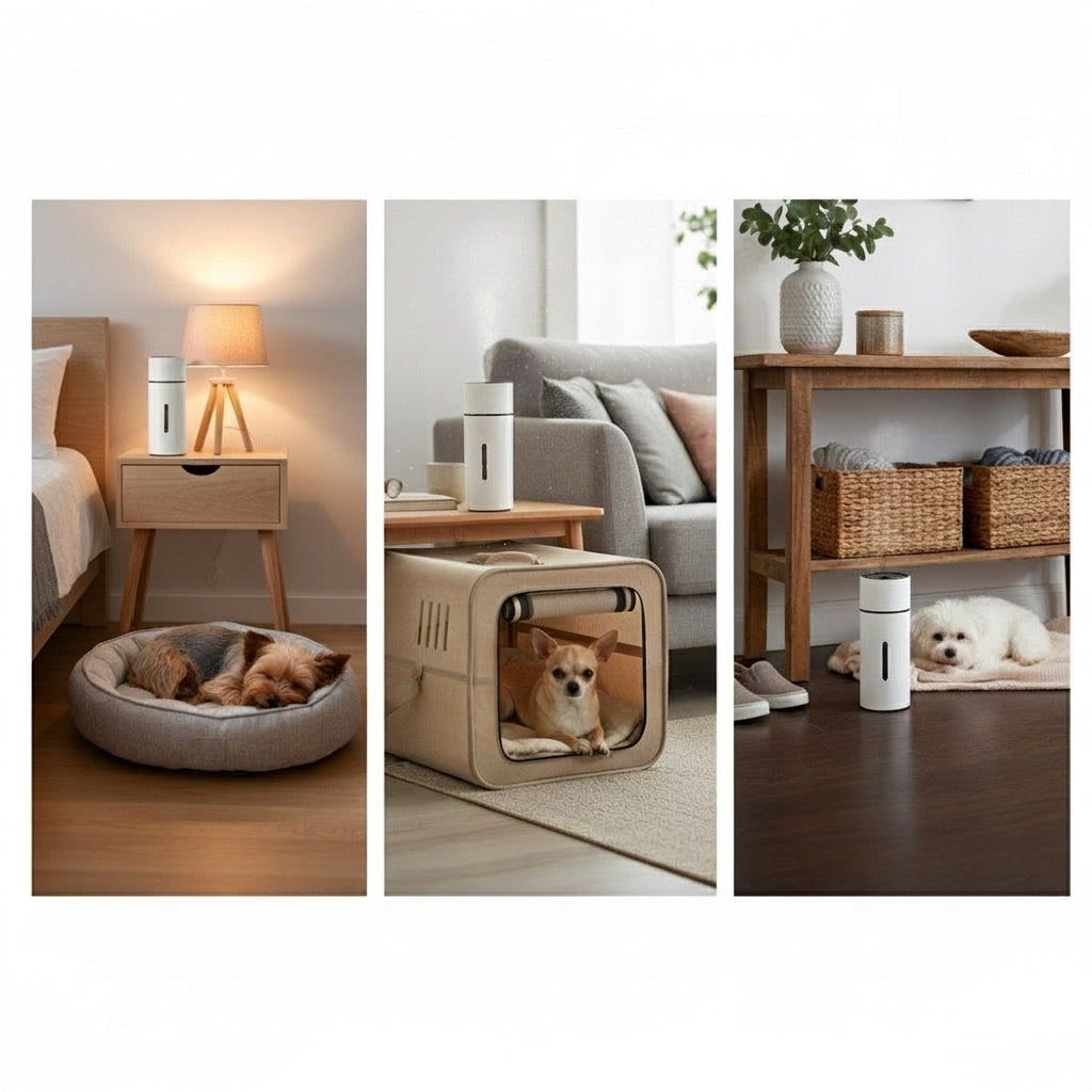 Quiet Ultrasonic Dog Humidifier for Small Breeds