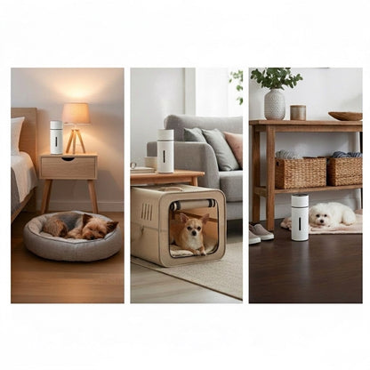 Quiet Ultrasonic Dog Humidifier for Small Breeds