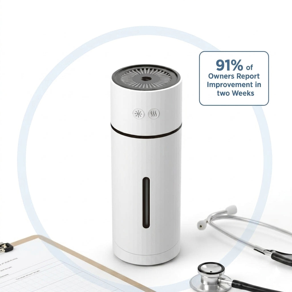 Quiet Ultrasonic Dog Humidifier for Small Breeds