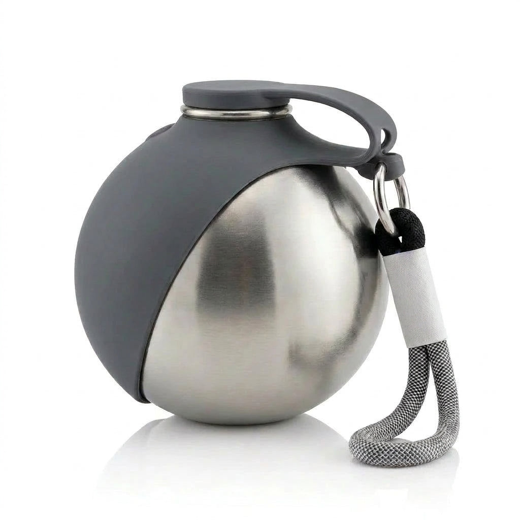 Dog water bottle with built-in bowl - main-10