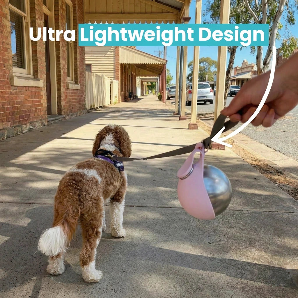 Dog water bottle with built-in bowl - main-6