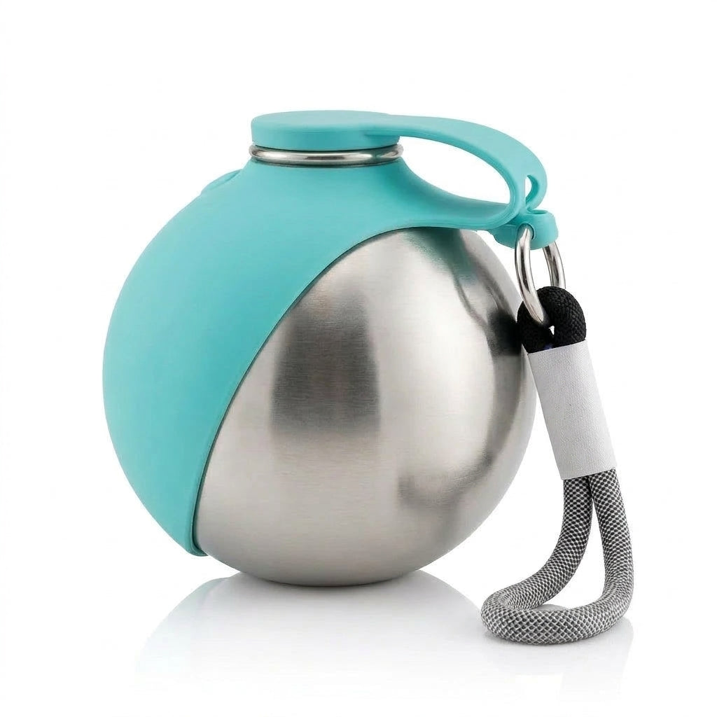 Dog water bottle with built-in bowl - main-8
