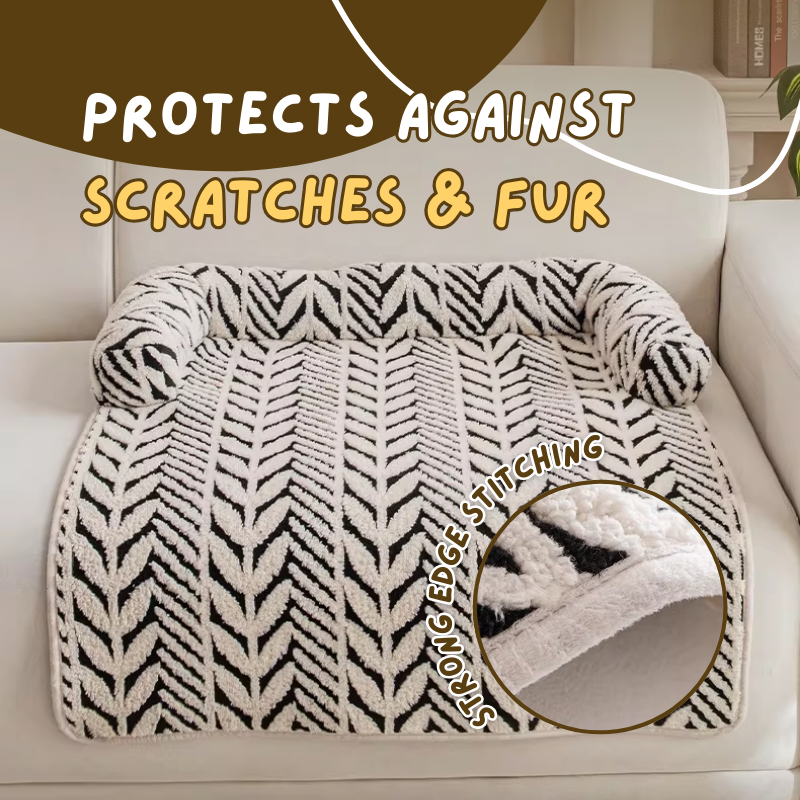 Plush Sofa Cover Cat Bed Mat