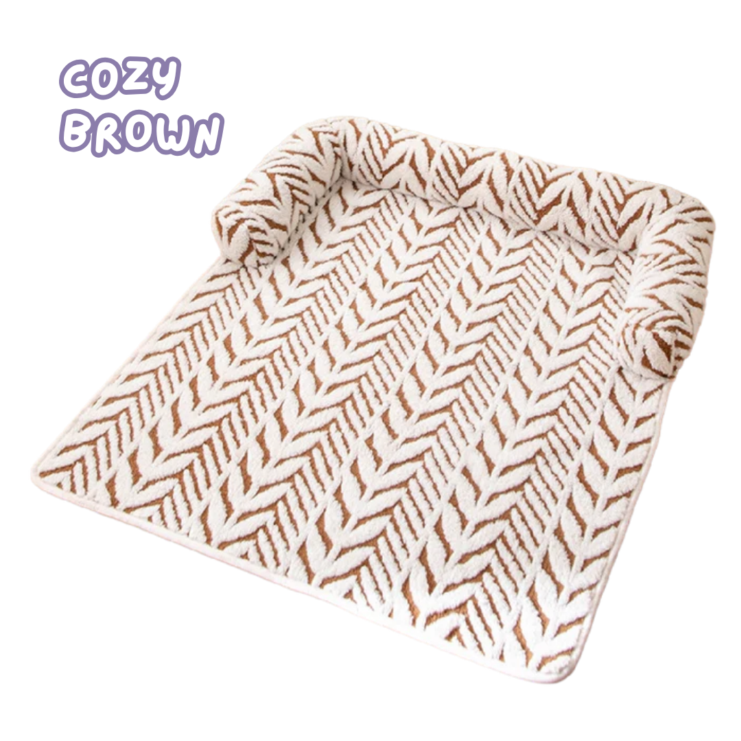 Plush Sofa Cover Cat Bed Mat