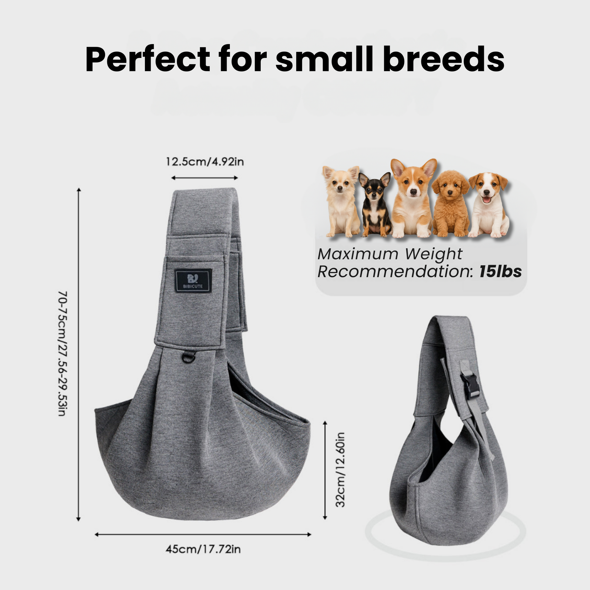 Pet sling carrier image 6