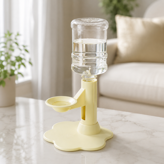 Auto-Refill Elevated Pet Water Fountain - Yellow