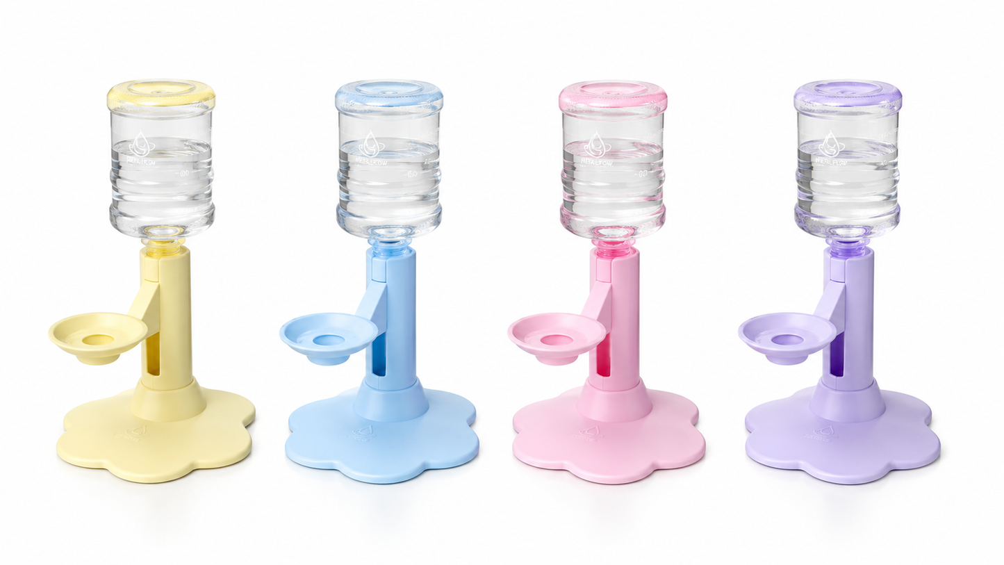 Auto-Refill Elevated Pet Water Fountain - all 4 colors
