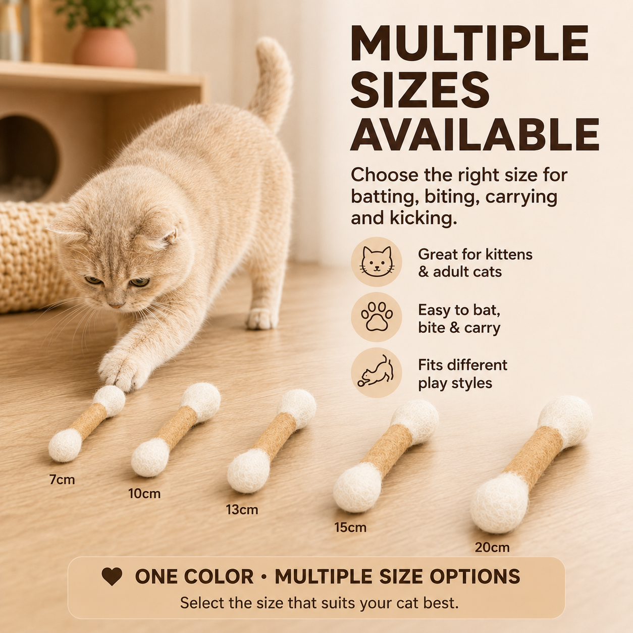 Soft Wool Felt Cat Toy for Daily Play - image 19