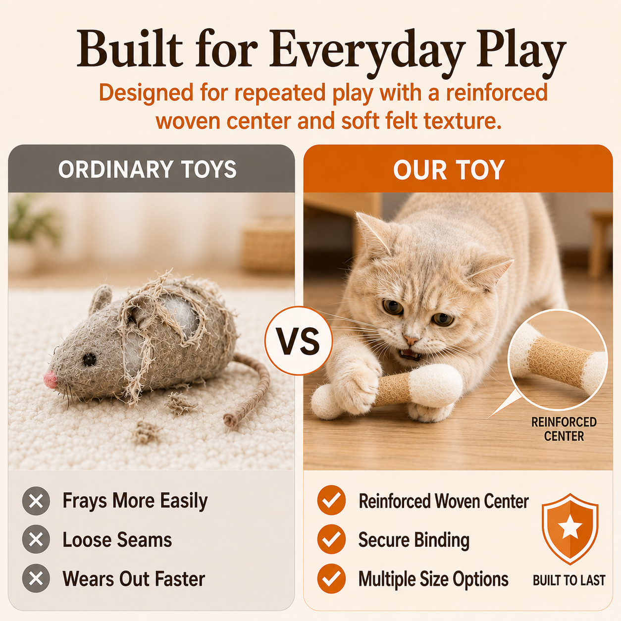 Soft Wool Felt Cat Toy for Daily Play - image 20
